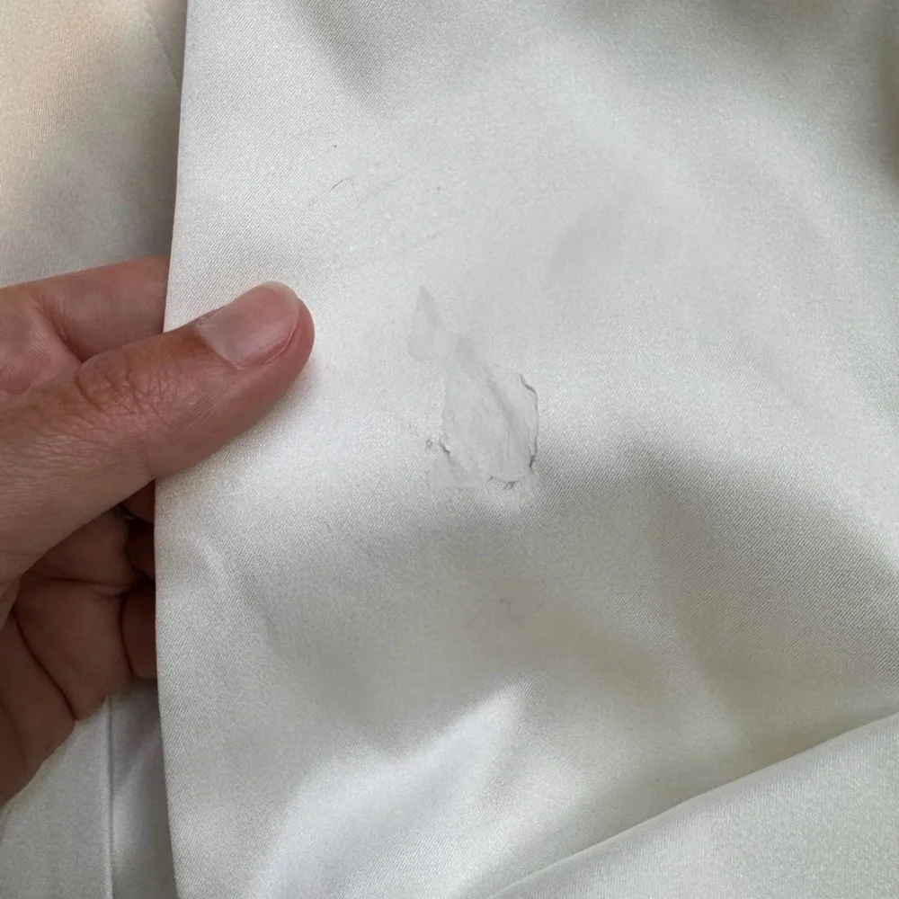 NWT Sandro Passy Bow Crop Top Size 1 — Designer Satin (Defect) - Picture 10 of 11